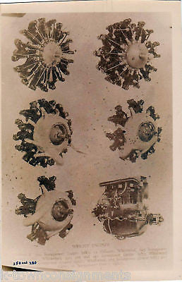 PLANE ENGINE DESIGN DIAGRAM VINTAGE SNAPSHOT PHOTOS - K-townConsignments