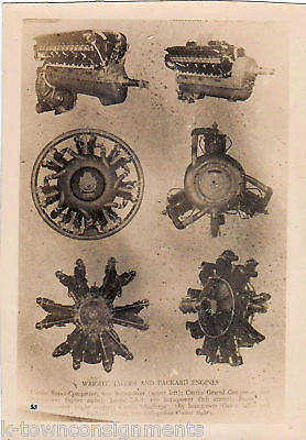 PLANE ENGINE DESIGN DIAGRAM VINTAGE SNAPSHOT PHOTOS - K-townConsignments