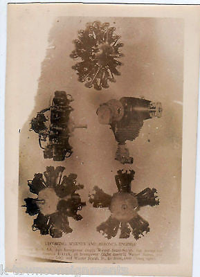 PLANE ENGINE DESIGN DIAGRAM VINTAGE SNAPSHOT PHOTOS - K-townConsignments