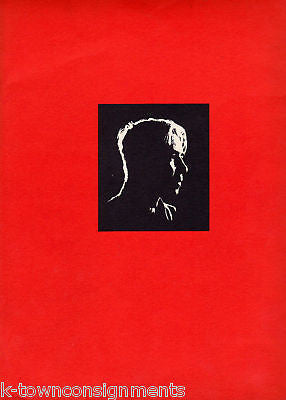 BETTE DAVIS WORLD OF CARL SANDBURG STAGE ACTRESS ORIGINAL THEATER PROGRAM BOOK - K-townConsignments