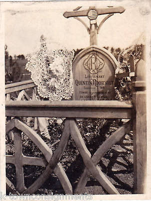 ROOSEVELT SON VINTAGE HEADSTONE GRAVE SNAPSHOT PHOTOS - K-townConsignments