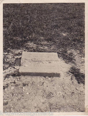 ROOSEVELT SON VINTAGE HEADSTONE GRAVE SNAPSHOT PHOTOS - K-townConsignments