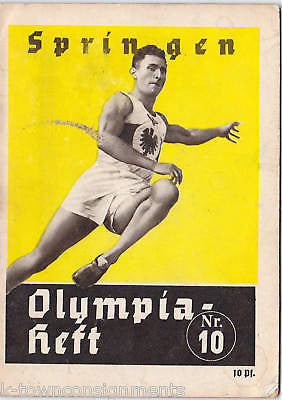 GERMAN OLYMPIC SPRINGEN OLYMPIA HEFT PHOTO AD BOOK 1930 - K-townConsignments