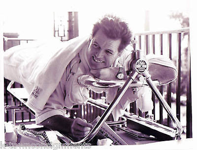 SENATOR TED KENNEDY RELAXING MASSAGE VINTAGE POLITICAL NEWS PRESS PHOTOS - K-townConsignments