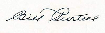 WILLIAM PURTELL AUTOGRAPH SIGNED CHRISTMAS LETTER - K-townConsignments
