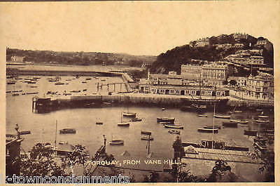 TORQUAY ENGLAND VINTAGE GRAPHIC SOUVENIR TRAVEL AD PHOTO PRINT BOOK - K-townConsignments
