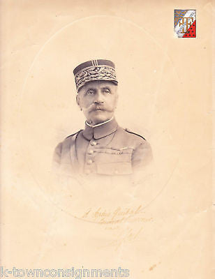 FERDINAND FOCH WWI FRENCH MILITARY GENERAL AUTOGRAPH SIGNED PHOTO ENGRAVING - K-townConsignments