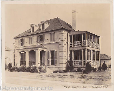 BARKSDALE NCO QUARTERS ARCHITECTURAL FILE PHOTO 1930s - K-townConsignments