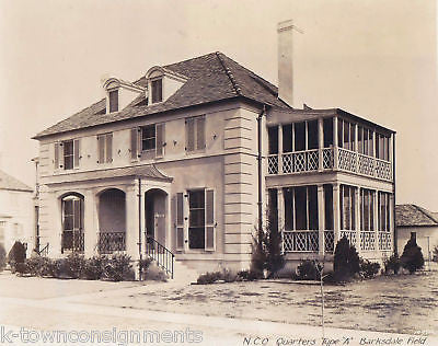 BARKSDALE NCO QUARTERS ARCHITECTURAL FILE PHOTO 1930s - K-townConsignments
