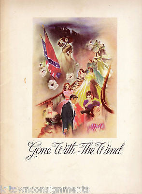GONE WITH THE WIND VINTAGE MOVIE PROGRAM BOOK BY DIETZ - K-townConsignments
