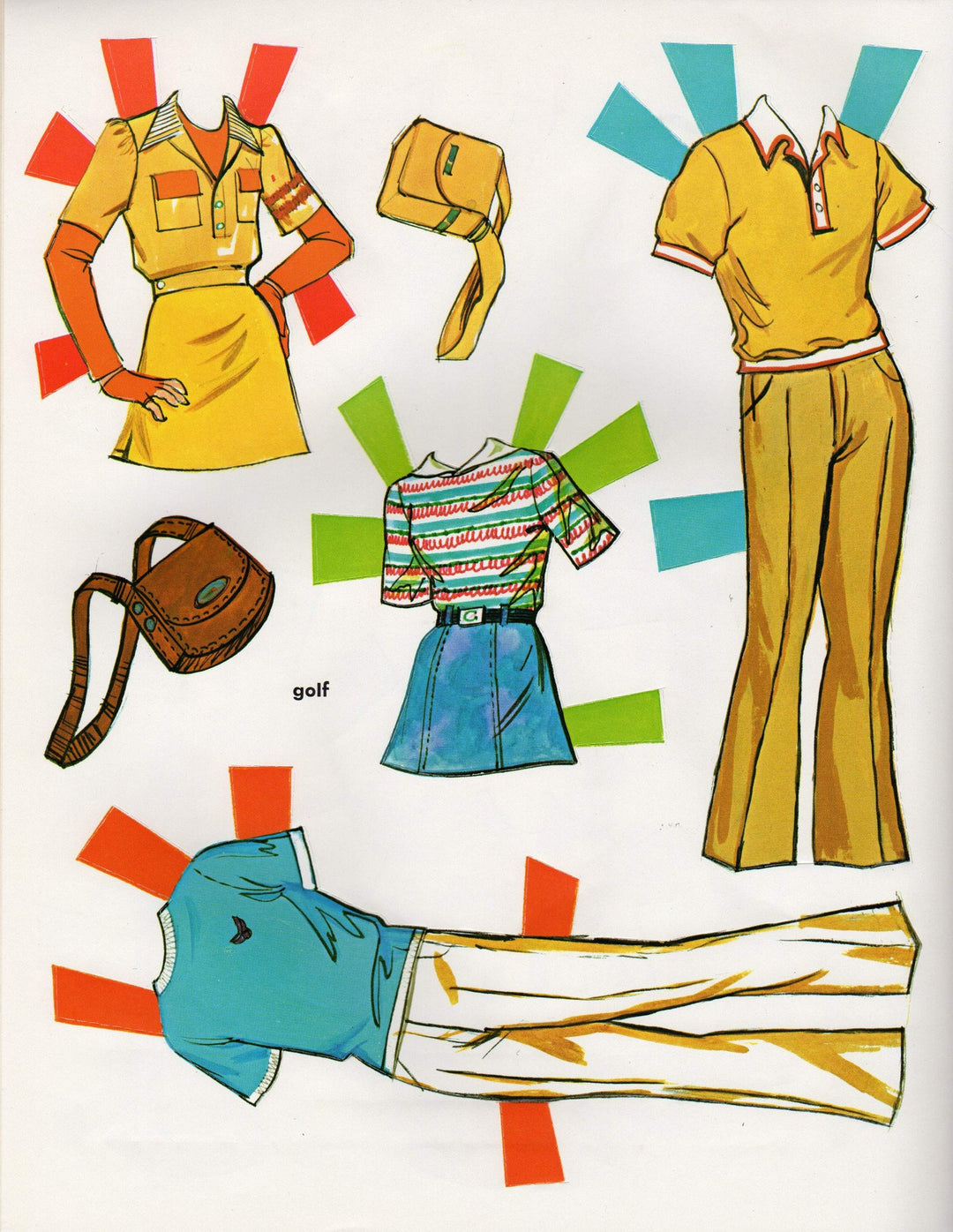 Barbie Sports Tournament Ken Cara Curtis Vintage Paper Dolls Activity Book