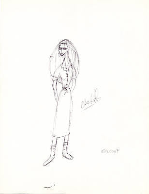 HAL GEORGE VINTAGE THEATER OPERA SIGNED DESIGN SKETCHES - K-townConsignments