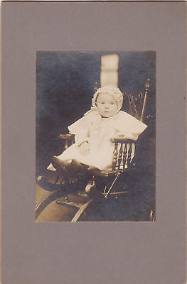 Baby Infant Convertible Carved High Chair Antique Photo - K-townConsignments