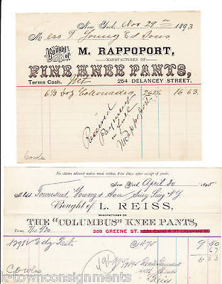 COLUMBUS PANTS CLOTHING VINTAGE STATIONARY LETTERS 1893 - K-townConsignments