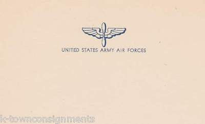 V-MAIL ARMY AIR FORCE VINTAGE UNUSED WWII STATIONERY - K-townConsignments