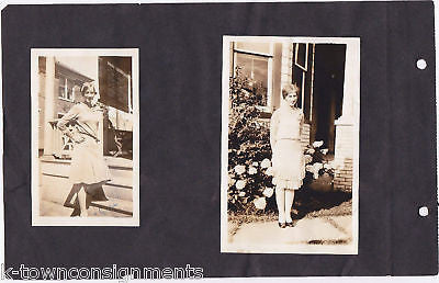 GIRLS SWIMSUIT FURS BOYS ARCHERY SNAPSHOT PHOTOS 1920s - K-townConsignments
