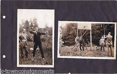 GIRLS SWIMSUIT FURS BOYS ARCHERY SNAPSHOT PHOTOS 1920s - K-townConsignments