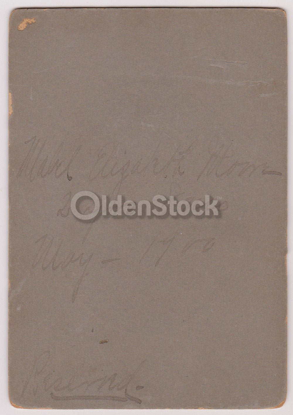 Darling Little Girl Cuddling Mom IDed Antique Mother & Daughter Snapshot Photo on Board