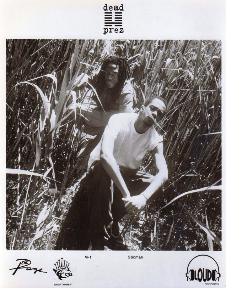 Dead Prez M-1 & Sticman Rap Hip Hop Music Vintage 7G Entertainment Promo Photo