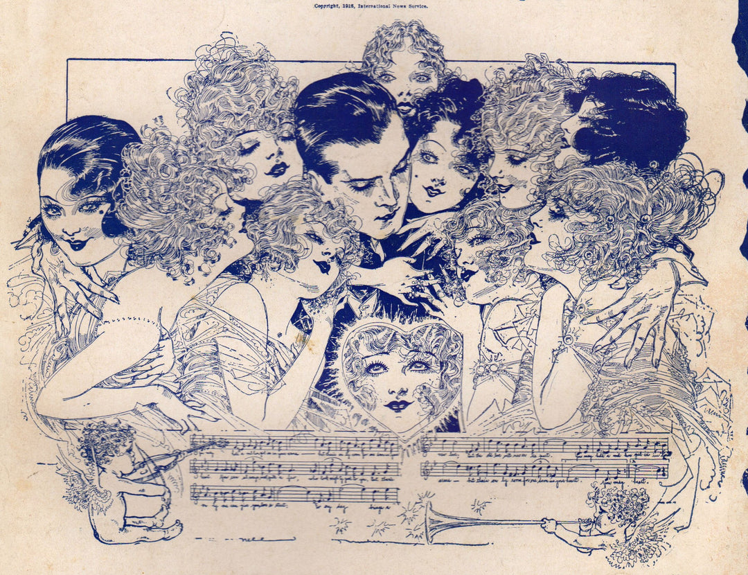 It's Not Your Nationality It's You Antique Graphic Art Sheet Music 1916