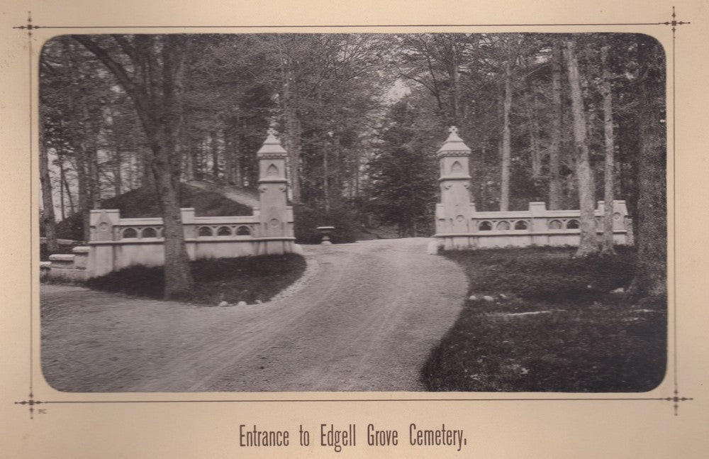 Edgell Grove Cemetery Framingham MetroWest MA Antique Photos