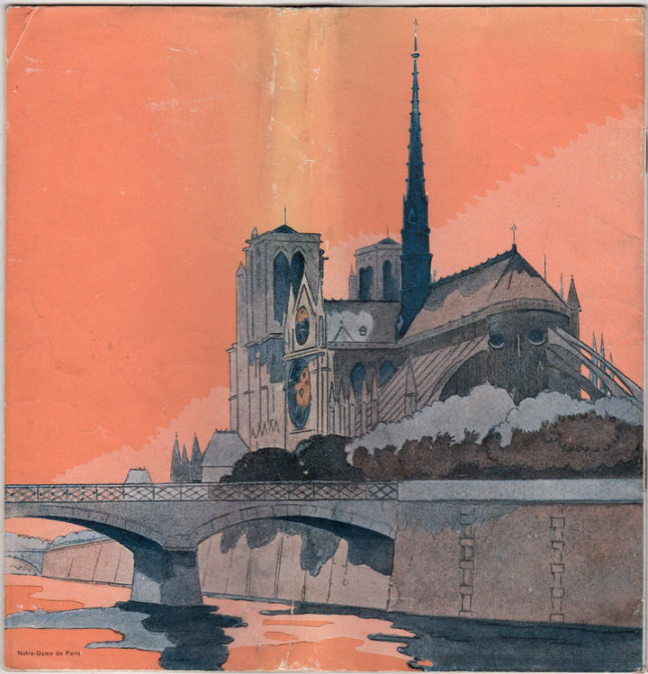 France Vacations French Railroads Vintage Graphic Advertising Travel Brochure