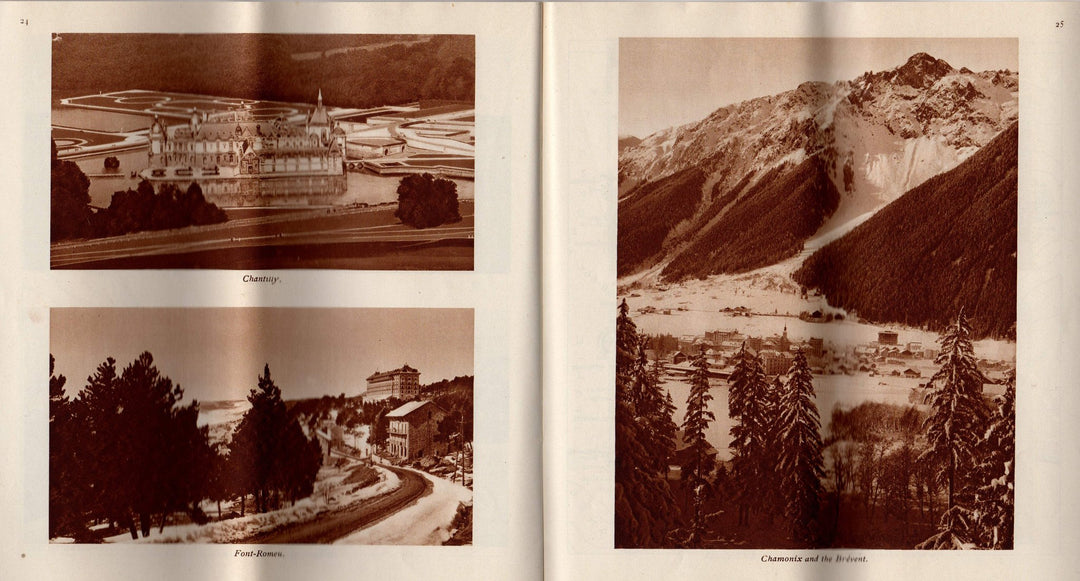 France Vacations French Railroads Vintage Graphic Advertising Travel Brochure