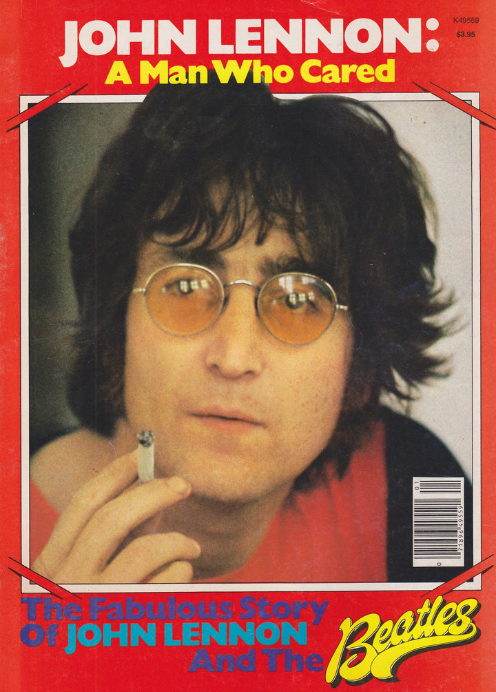 John Lennon & Beatles Vintage Photo Illustrated Tribute Magazine