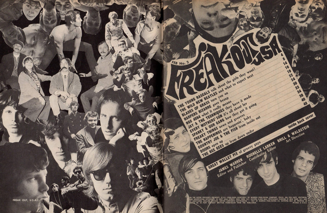 John Lennon & the Beatles Photos Vintage Freak Out USA Magazine