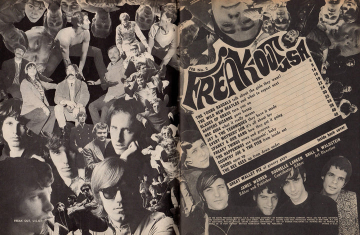 John Lennon & the Beatles Photos Vintage Freak Out USA Magazine