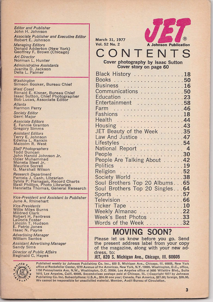 Michael Jackson Young Bachelor Pop Singer Vintage JET Ebony News Magazine 1977