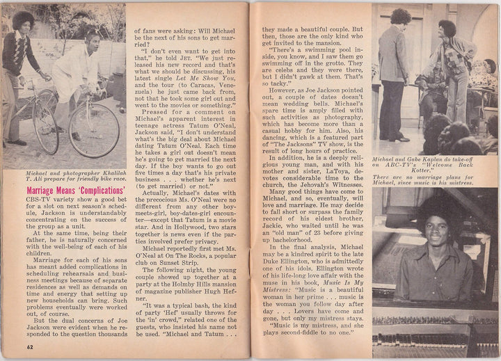 Michael Jackson Young Bachelor Pop Singer Vintage JET Ebony News Magazine 1977