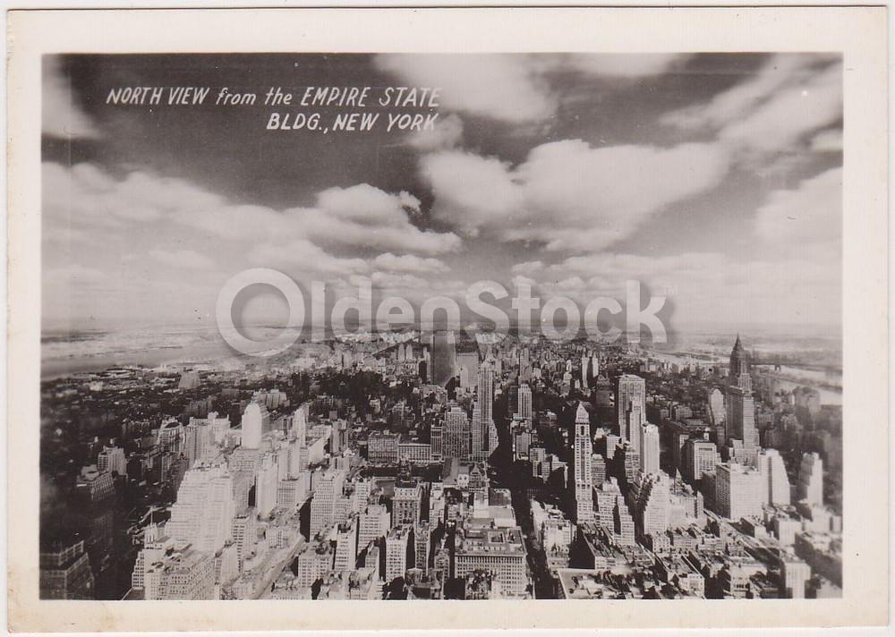 North East South West Views of New York from the Empire State Building Vintage S