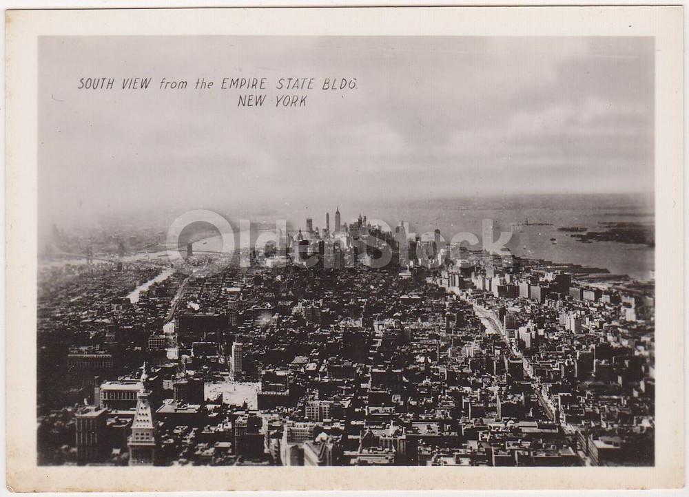 North East South West Views of New York from the Empire State Building Vintage S