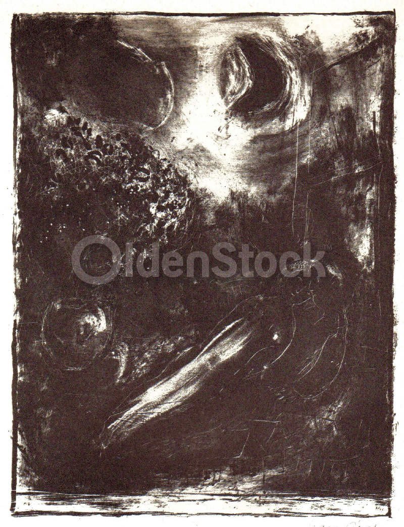 Braque Chagall Ausgewahlte Nierendorf Gallery Vintage Graphic Art Poster Print