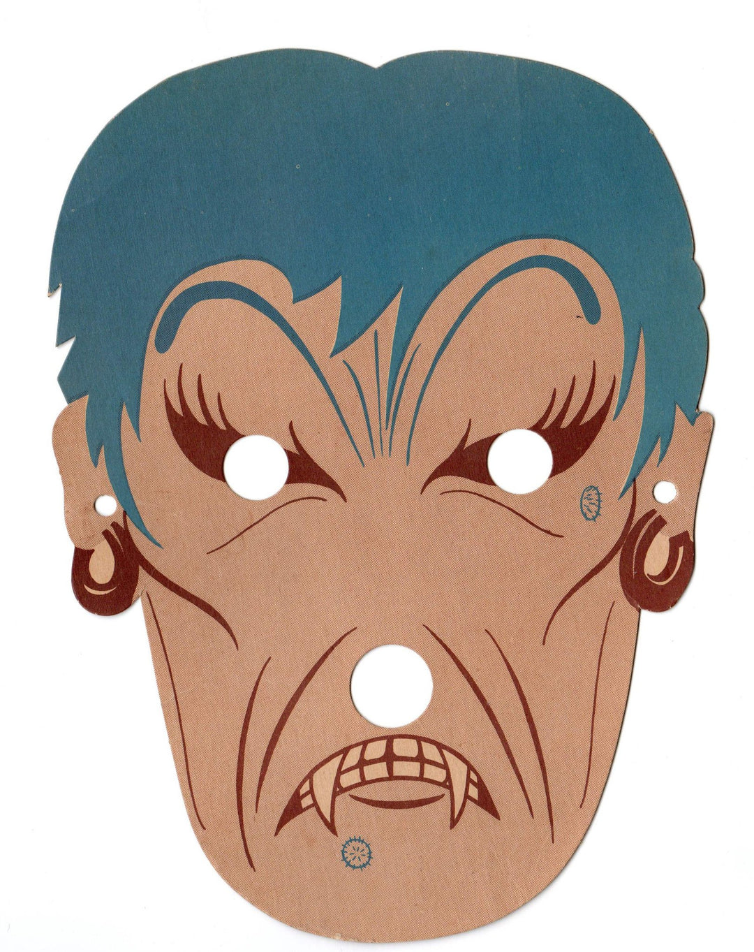 March of the Wooden Soldiers Bogeymen / Vampire Dracula Monster Vintage Halloween Mask