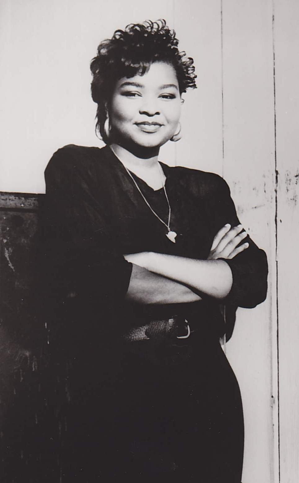 MC Trouble Early Rap Music Female Rapper Motown Records Promo Photo