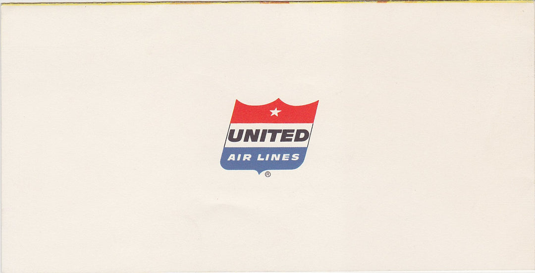 United Airlines Hawaii Vacation Vintage Advertising In Flight Dinner & Cocktail Menu