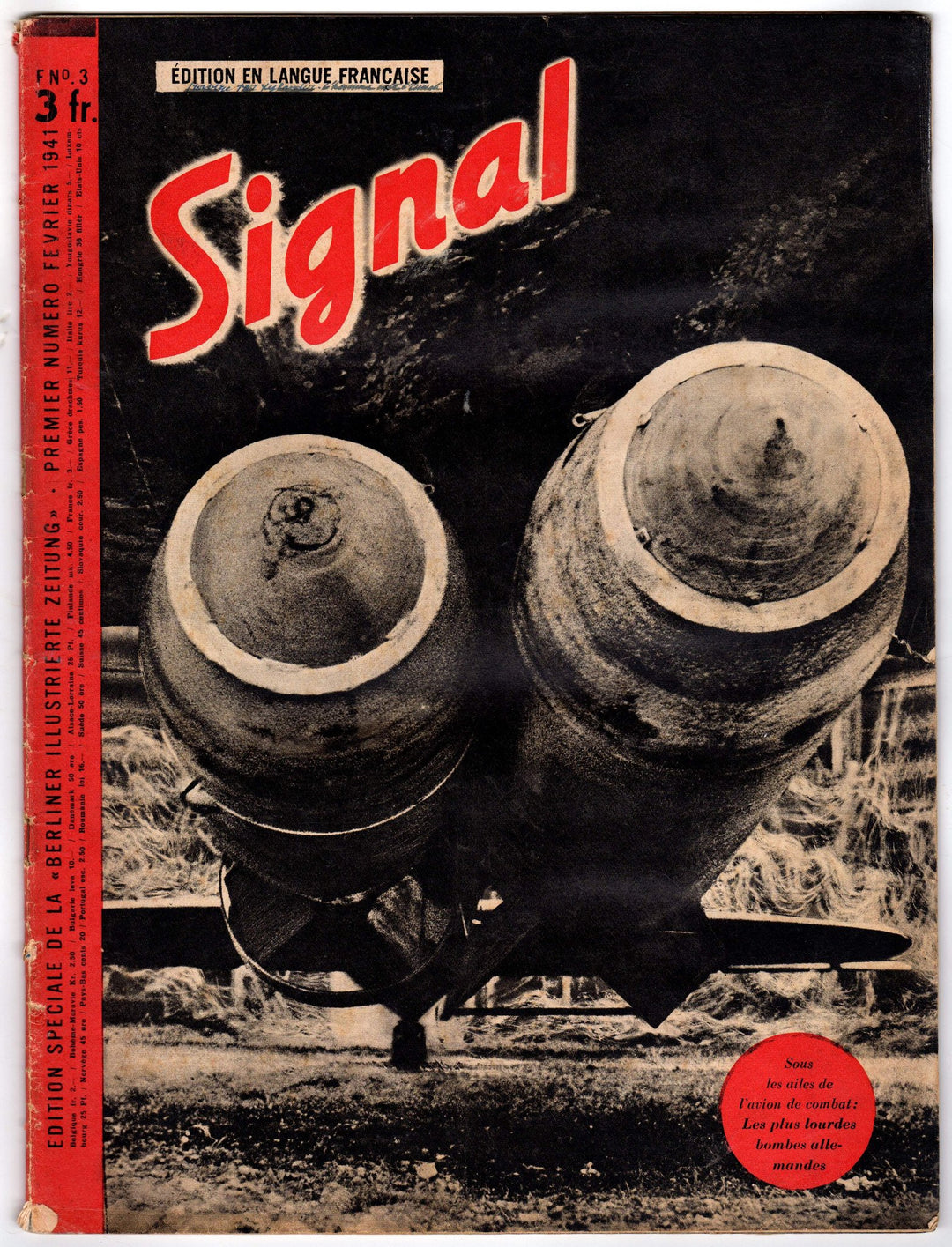 WWII German Railroad Military Pilots Vintage Signal Graphic News Magazine 1941