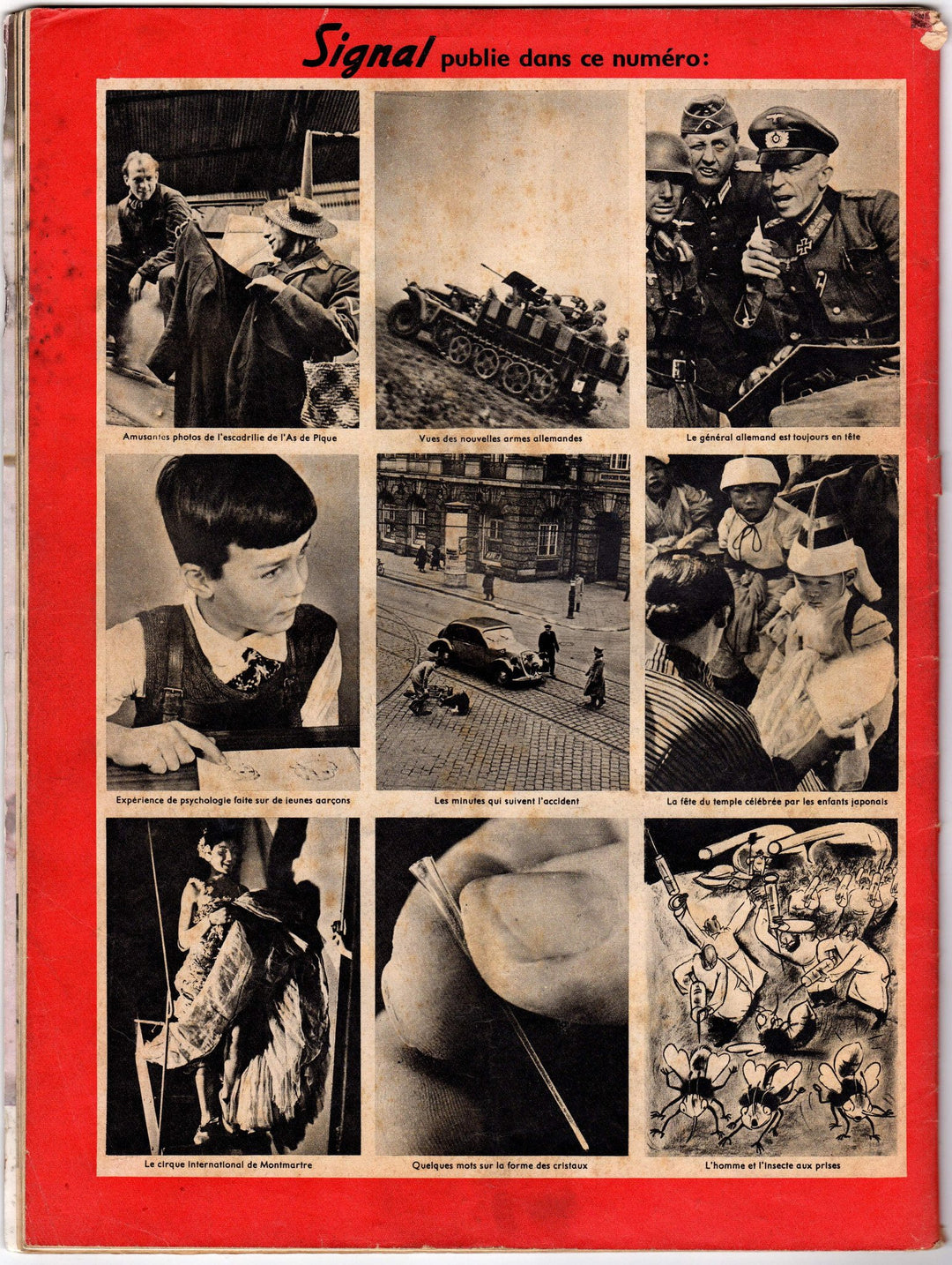 WWII German Railroad Military Pilots Vintage Signal Graphic News Magazine 1941