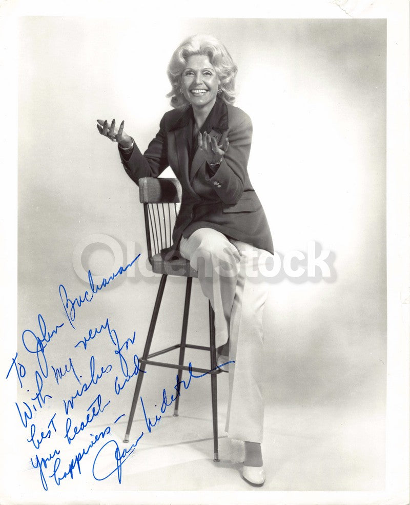 Jean Nidetch Weight Watchers Founder Vintage Autograph Signed Photo