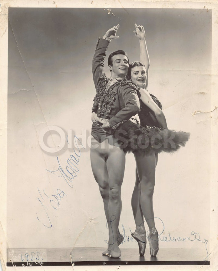 Nora Kovach and Istvan Rabovsky Ballerina Duo Autograph Signed Photo