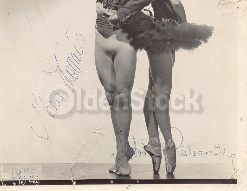 Nora Kovach and Istvan Rabovsky Ballerina Duo Autograph Signed Photo