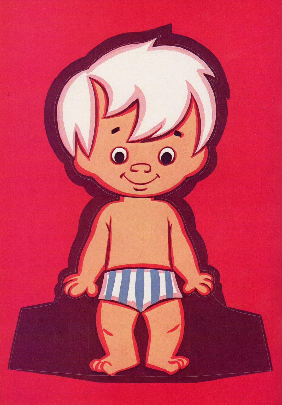 Pebbles & Bamm-Bamm Flintstones Cartoon Vintage Paper Dolls Activity Book