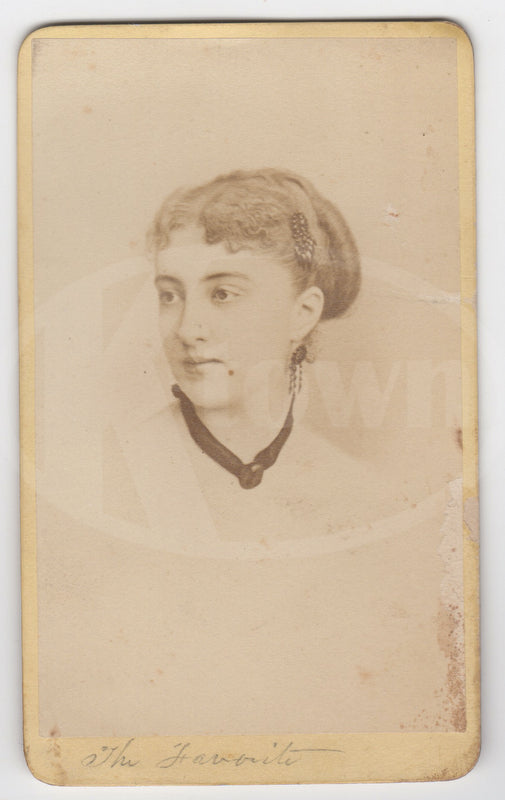 Early American Theatre Opera Singers Antique CDV Carte de Visite Photos