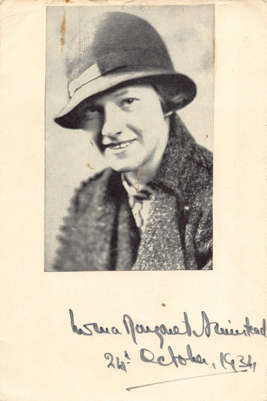 Lorna Margaret Armistead Author Novelist Antique Autograph Signed Note 1934