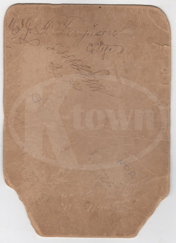 Ferguson City Missouri Railroad Train Bridge Collapse Antique Photo on Board