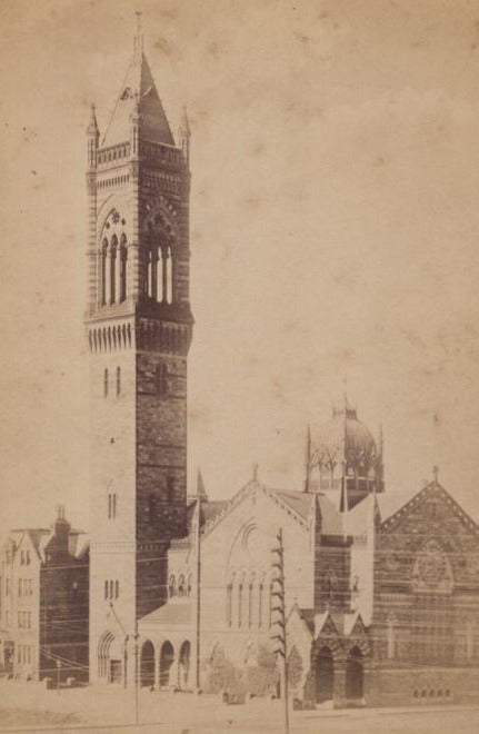 Old South Church UCC Downtown Boston Architecture Antique Cabinet Photo