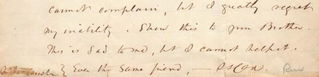 Samuel Cox New York Congress Antique Autograph Signed Cryptic Political Letter 1882