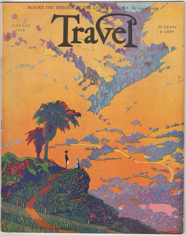 Caribbean Travel Magazine Antique Art Deco Graphic Advertising Book 1930